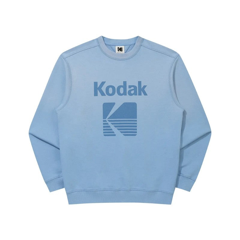 【WE ARE】韓國KODAK柯達休閒圓領大寫T衛衣K6323LFSN1