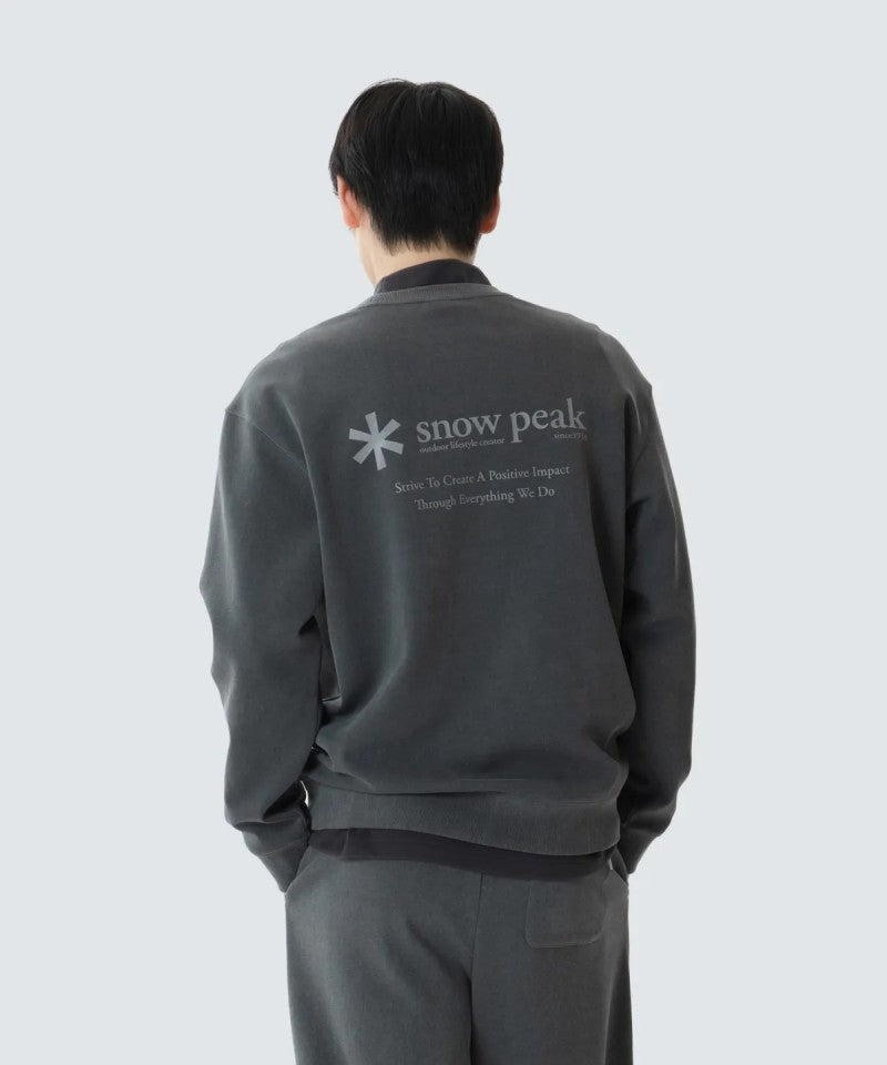 男女同款【WE ARE】韓國snow peak雪峰圓領大學T衛衣S26FUFHT64