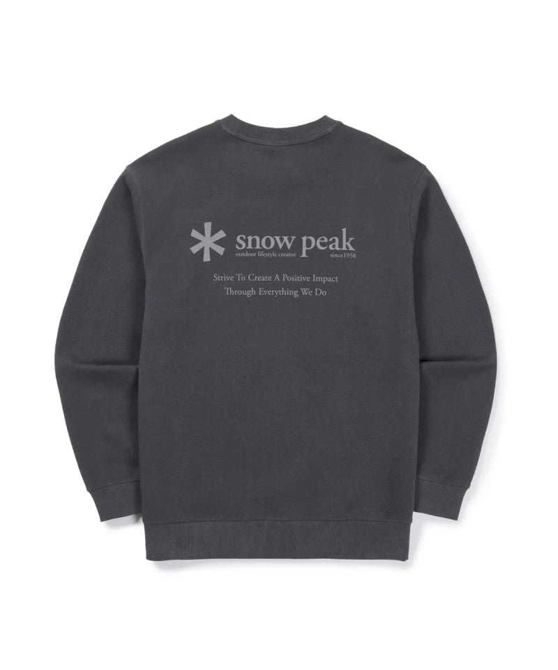 男女同款【WE ARE】韓國snow peak雪峰圓領大學T衛衣S26FUFHT64