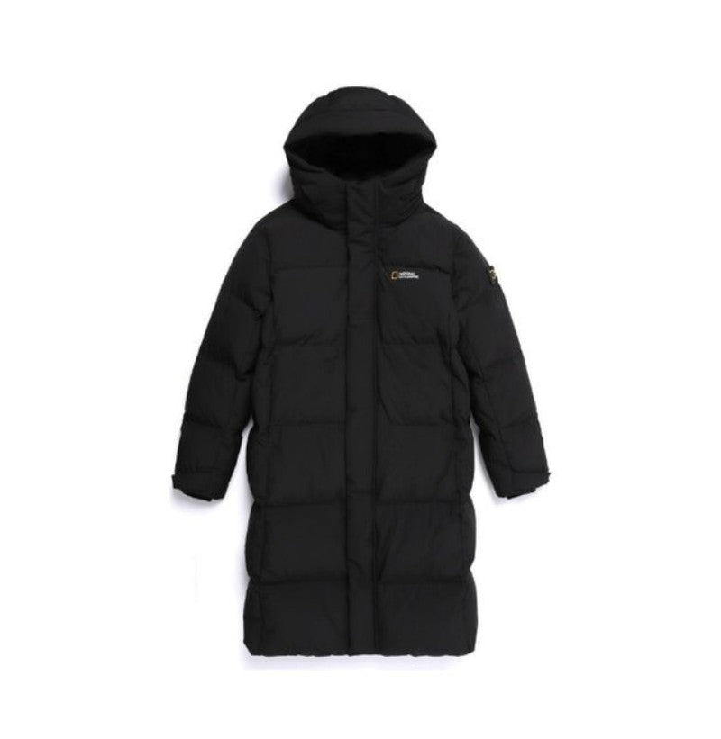 男款【WE ARE】韓國國家地理 長版羽絨連帽外套 N254UDW160