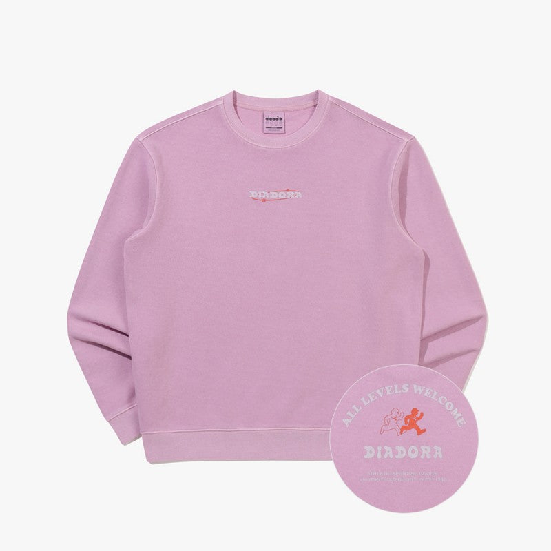 【WE ARE】韓國Diadora休閒大學T衛衣D6123LFS24