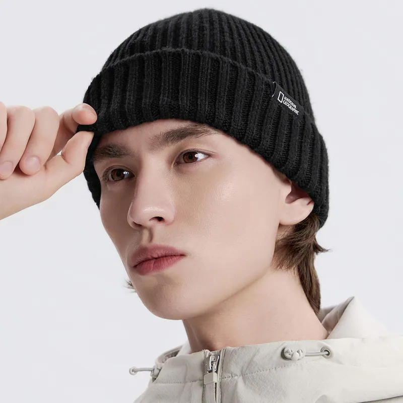 【WE ARE】韓國國家地理logo針織毛帽N253AHA080