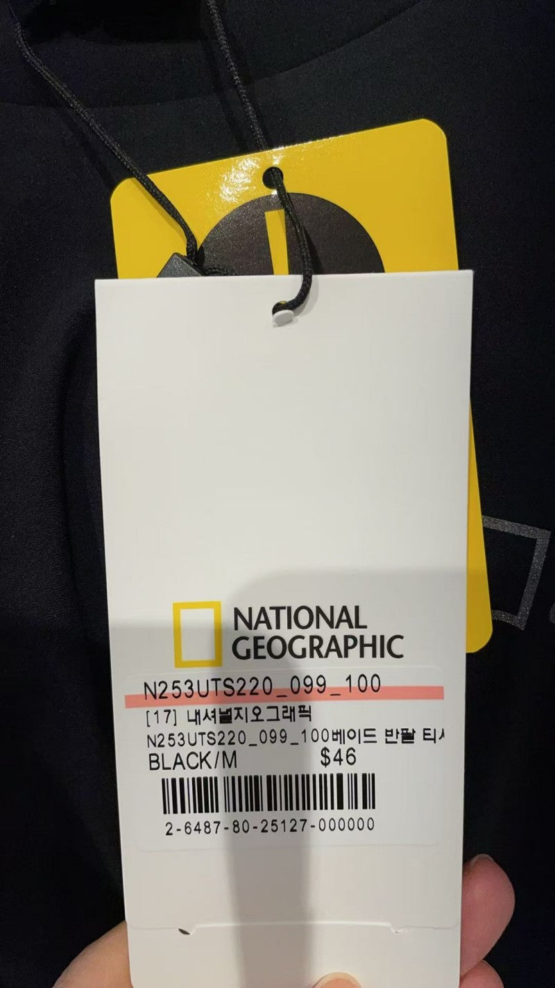 【WE ARE】韓國國家地理休閒短袖T恤N253UTS220
