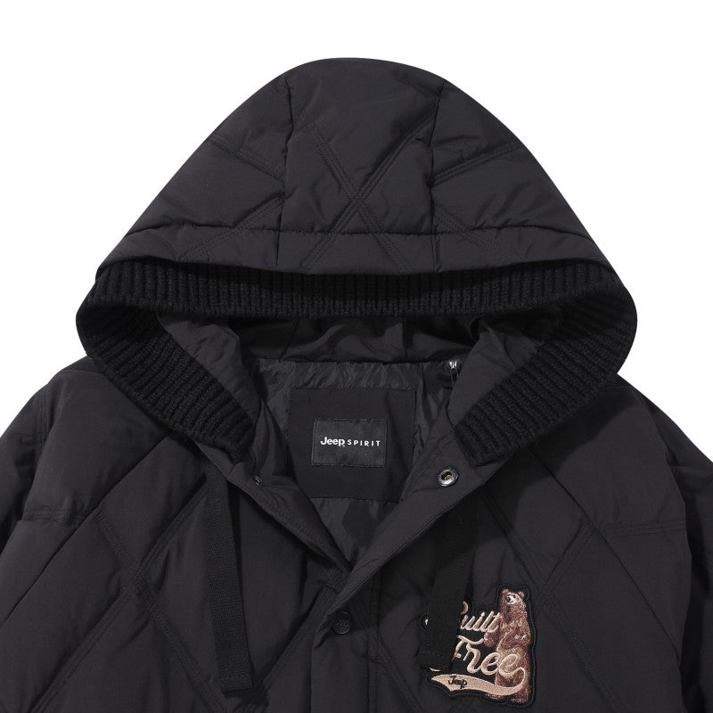 女款【WE ARE】韓國JEEP休閒連帽羽絨服JQ4JPF305