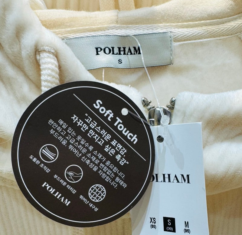 女款【WE ARE】韓國POLHAM燈芯絨連帽大學T衛衣PHF4TC2400