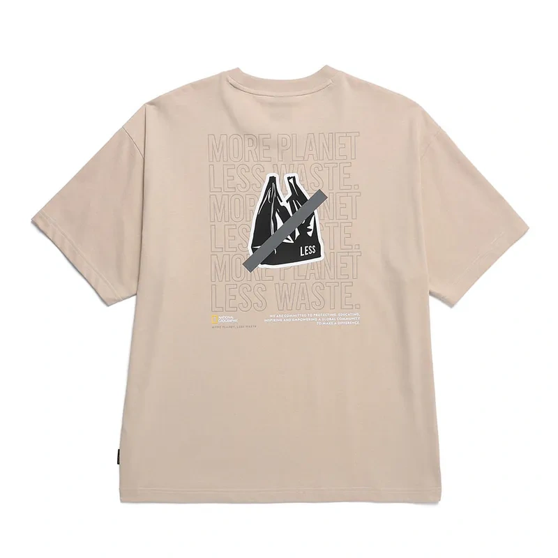 Same style for men and women [WE ARE] Korean NG National Geographic purchasing casual short-sleeved T-shirt N242UTS230