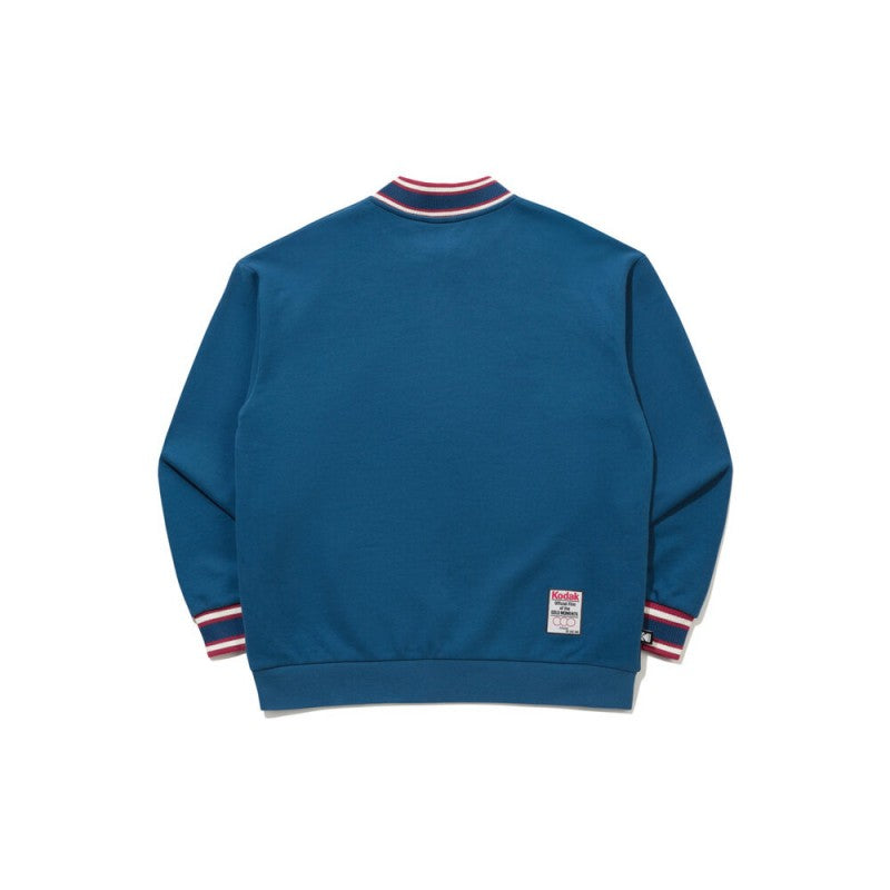 【WE ARE】韓國KODAK柯達半拉鏈領大學T衛衣K6123LFSC1