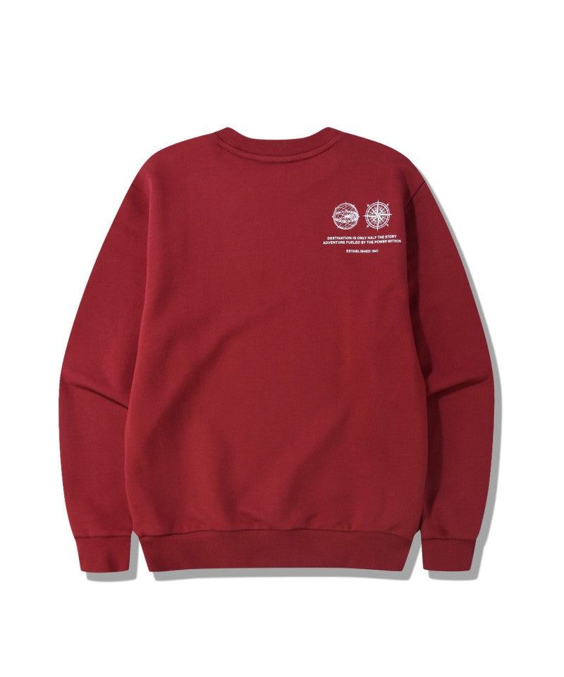 【WE ARE】韓國JEEP圓領大學T刺繡logo衛衣JQ3TSU802