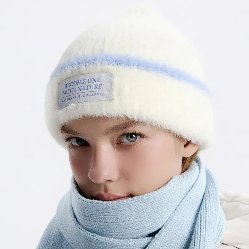 【WE ARE】韓國國家地理logo針織毛帽N253AHA070