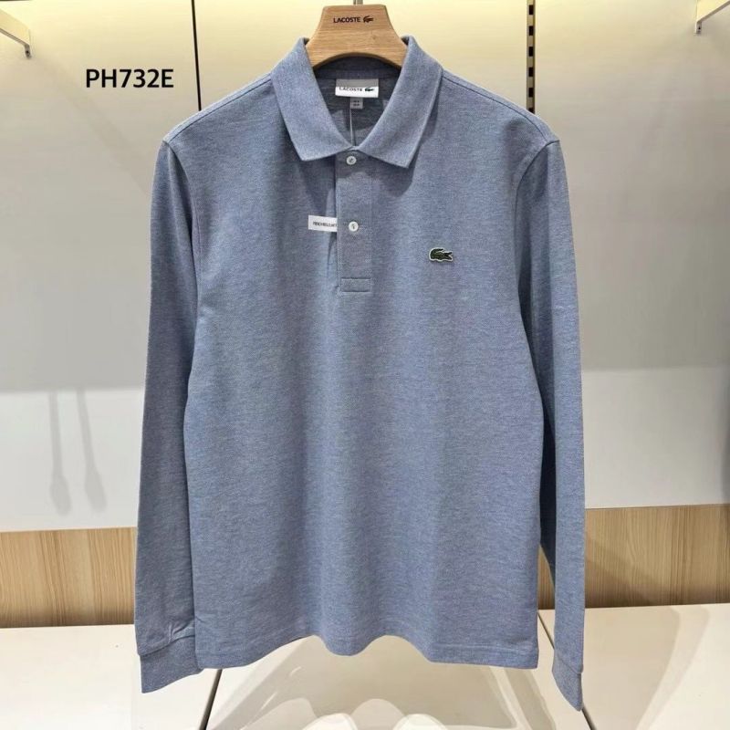 【WE ARE】韓國LACOSTE 男款POLO衫長袖T恤PH732E54N