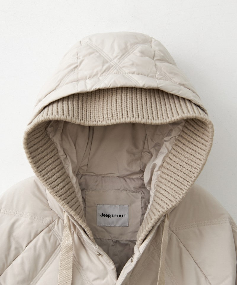 女款【WE ARE】韓國JEEP休閒連帽羽絨服JQ4JPF305