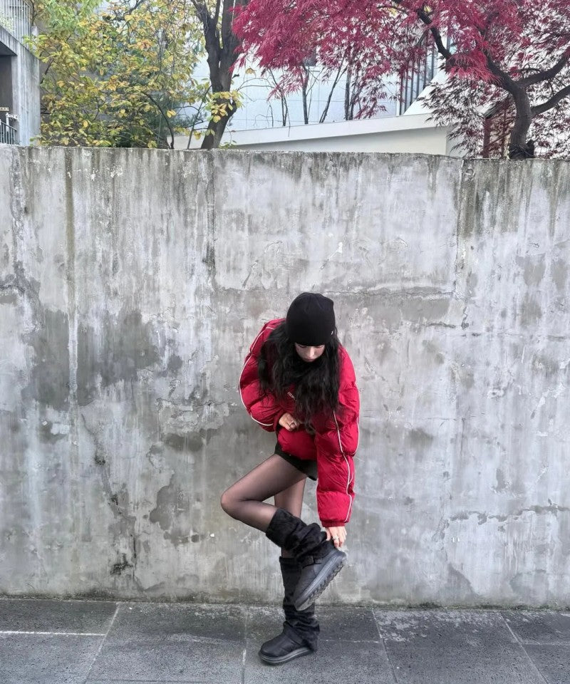 【WE ARE】韓國reebok 兩穿羊羔毛防潑水懶人拖 RESO5FW1W