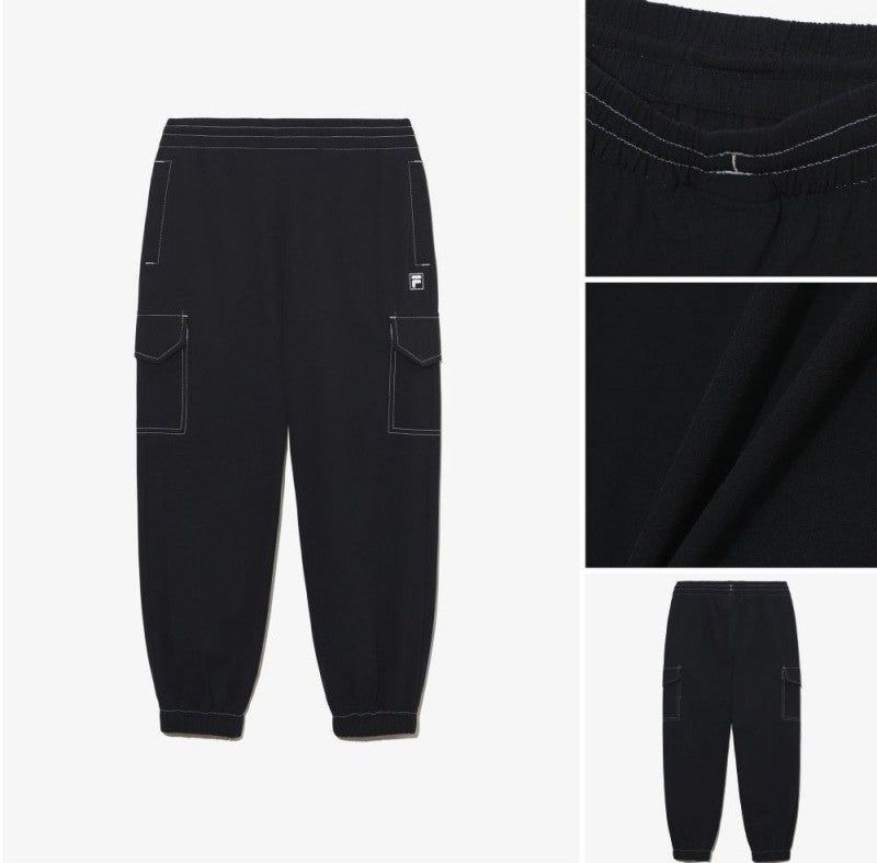 【WE ARE】韓國FILA KIDSsorona長袖+工裝褲+短袖三件組套裝 FK253FS07X002