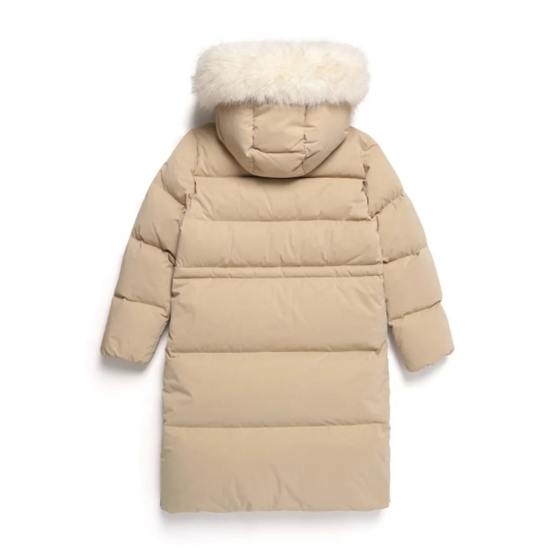 ＊折扣款女款【WE ARE】韓國NG國家地理 連帽（帽不可拆）長版鵝絨羽絨外套N244WDW171