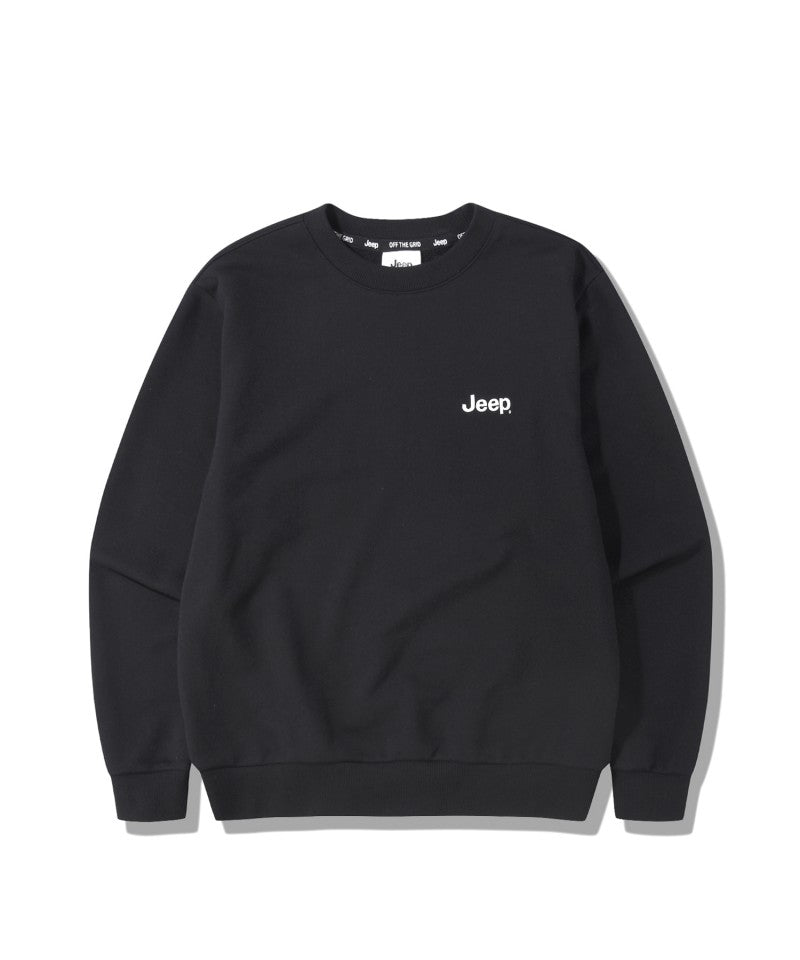 【WE ARE】韓國JEEP圓領大學T刺繡logo衛衣JQ3TSU802