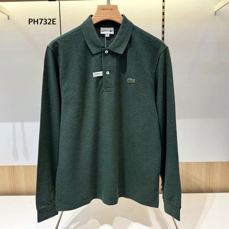 【WE ARE】韓國LACOSTE 男款POLO衫長袖T恤PH732E54N