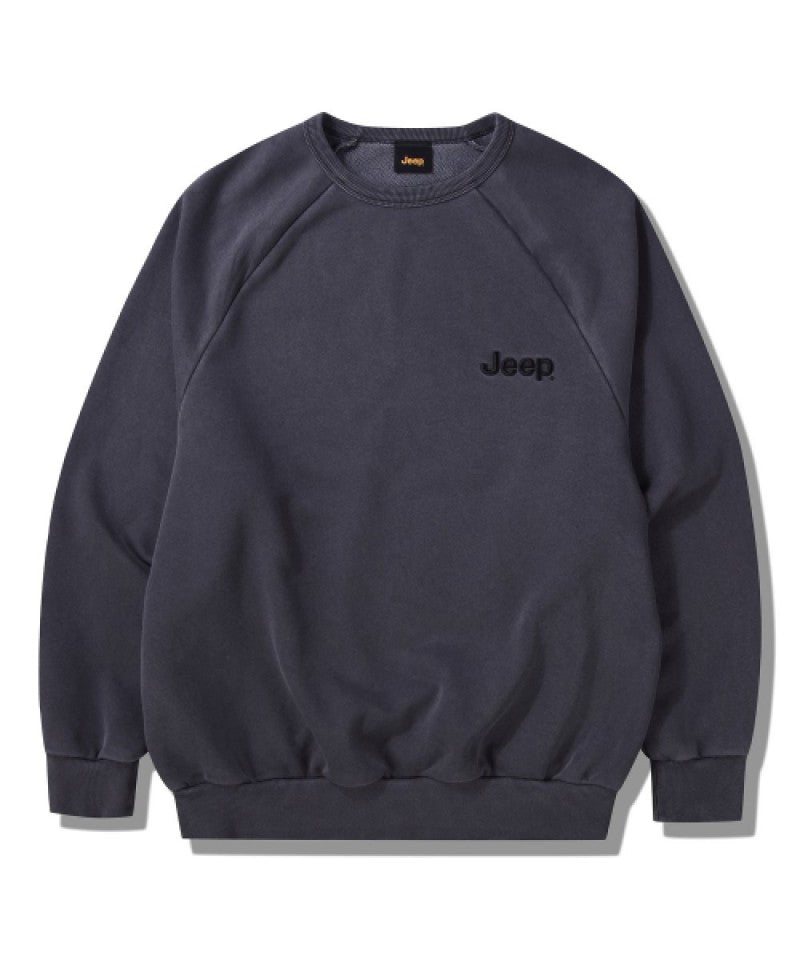 【WE ARE】韓國JEEP 中性款刷舊大學T JP5TSU641