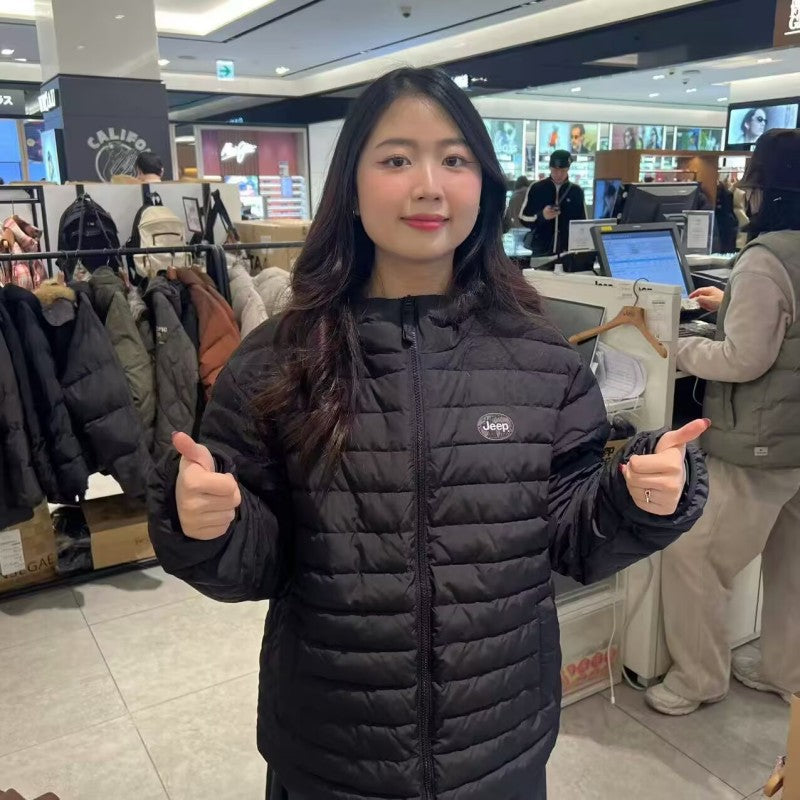 【WE ARE】韓國JEEP 輕羽絨連帽外套 JQ5JPU421