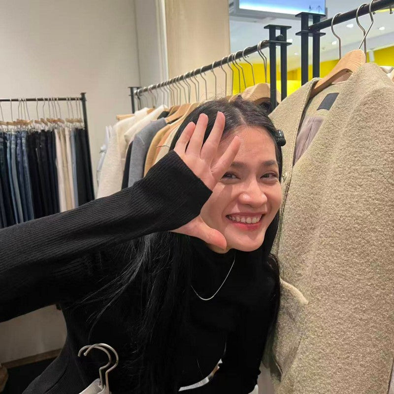 大茜選品【WE ARE】韓國東大門TD高領50%羊毛內搭LM24FWNI021