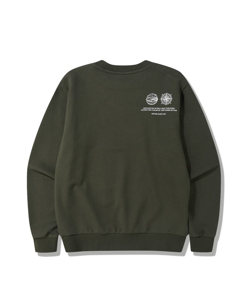 【WE ARE】韓國JEEP圓領大學T刺繡logo衛衣JQ3TSU802