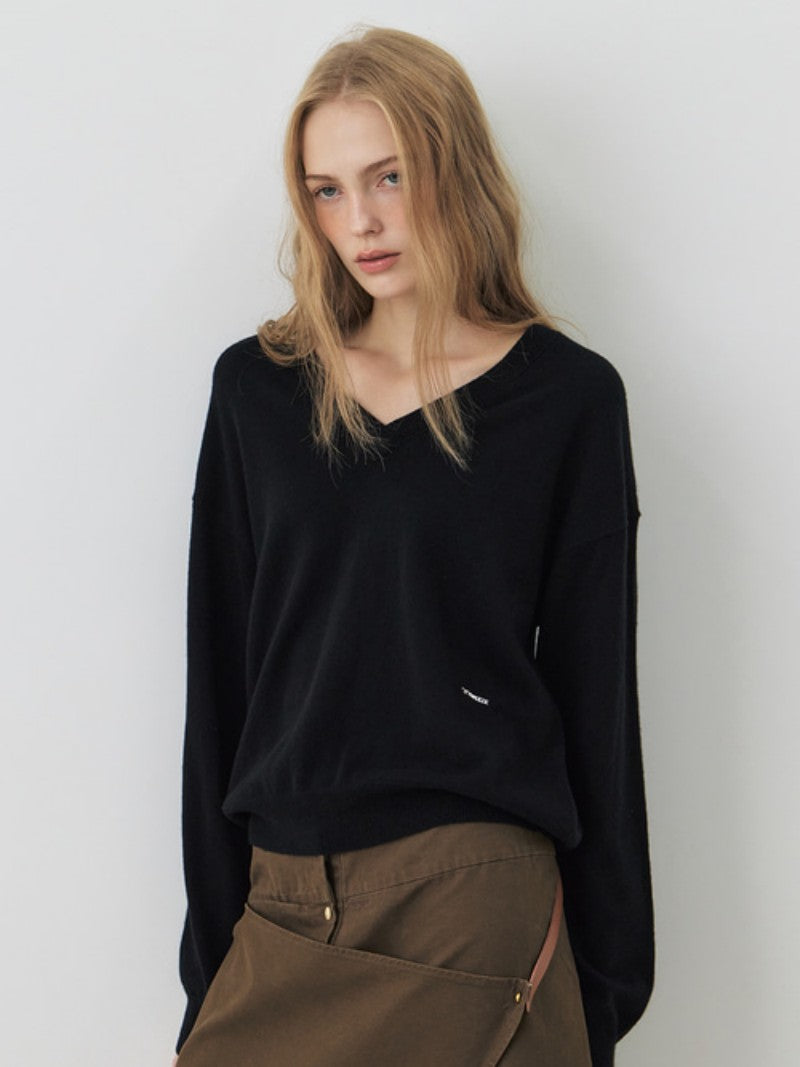 【WE ARE】韓國CITYBREEZE 90%羊毛V領針織 CTH3KT13