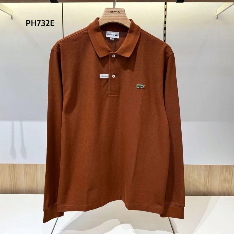 【WE ARE】韓國LACOSTE 男款POLO衫長袖T恤PH732E54N