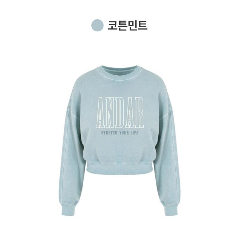 【WE ARE】韓國Andar短版大學T衛衣ANADR11943