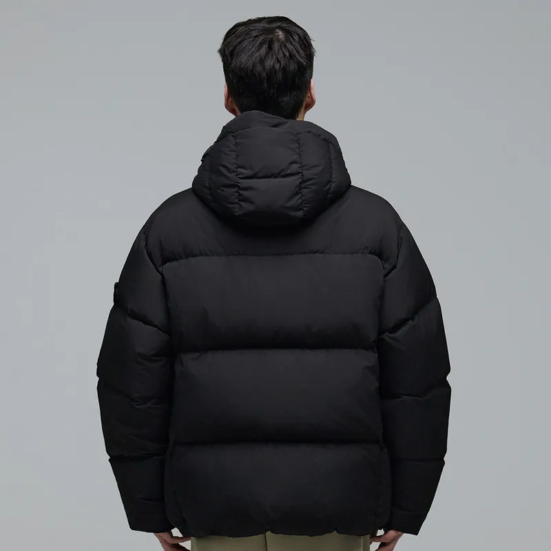 Same style for men and women [WE ARE] South Korea NG National Geographic short version hooded goose down jacket N244UDW151