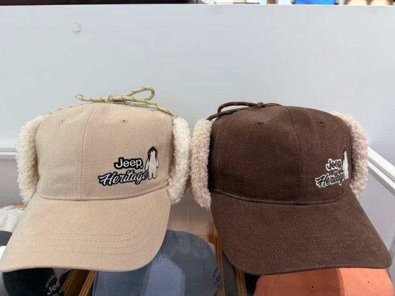 【WE ARE】韓國JEEP休閒護耳棒球帽JQ4GCU632