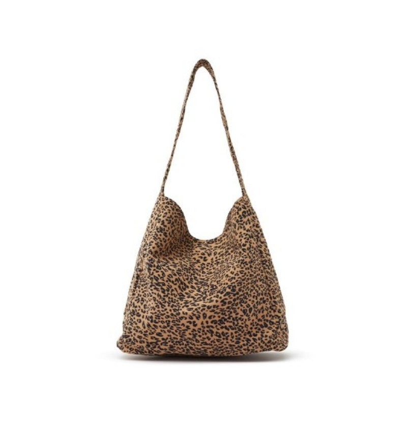 【WE ARE】韓國LAP休閒豹紋單肩包AR7XA811