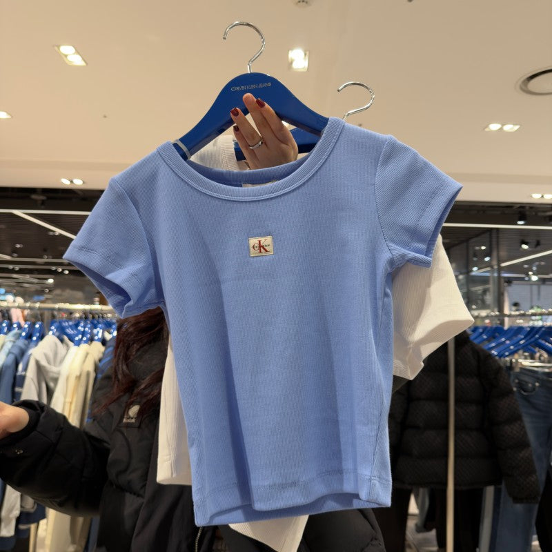 【WE ARE】韓國Calvin Klein布標短袖T恤47C200G