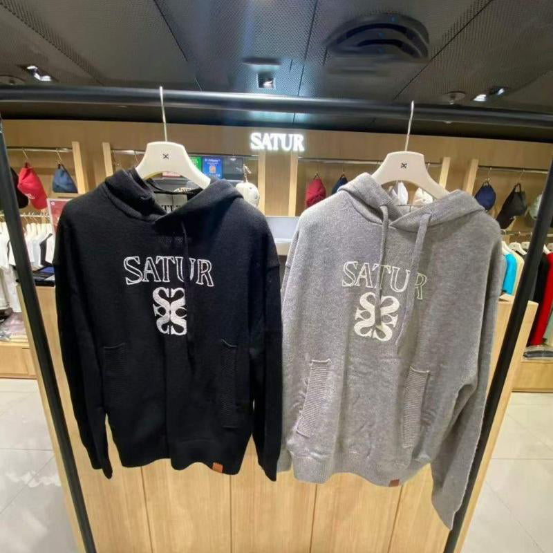 【WE ARE】韓國Satur休閒連帽大學T上衣SA263UKT15