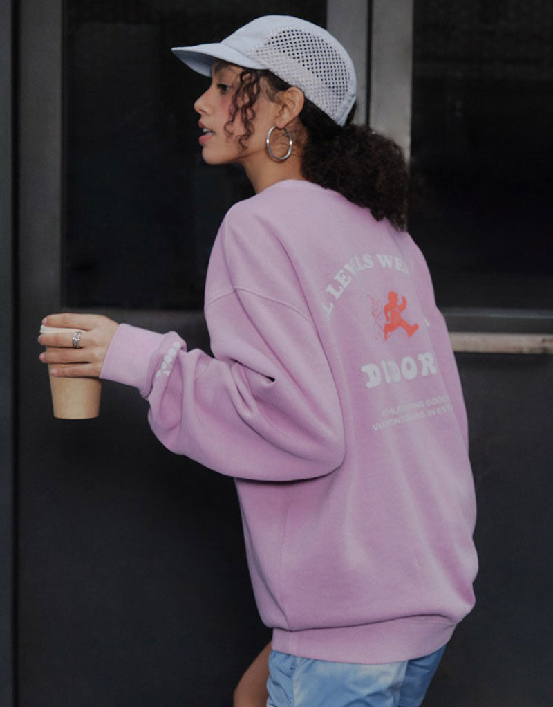 【WE ARE】韓國Diadora休閒大學T衛衣D6123LFS24