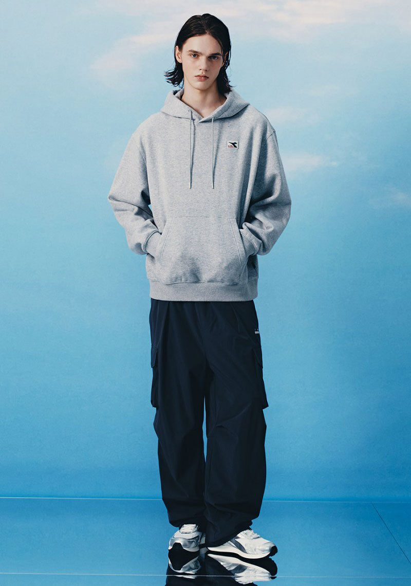 【WE ARE】韓國Diadora休閒連帽大學T衛衣D5423LHD80