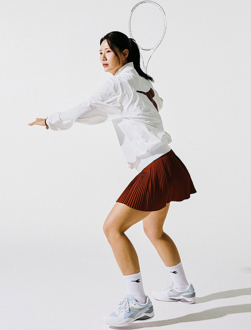 【WE ARE】韓國Diadora 立領半拉鏈上衣 D6323TWT35