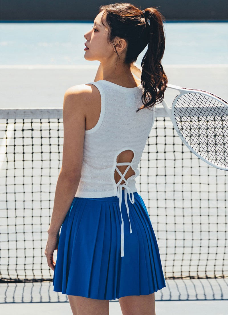 DIA折扣款 【WE ARE】韓國Diadora百褶短褲裙D5122TSK30