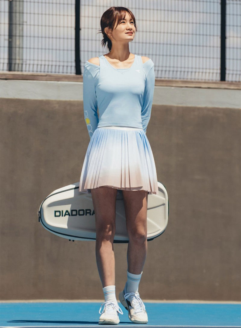 DIA折扣款 【WE ARE】韓國Diadora百褶短褲裙D5122TSK28