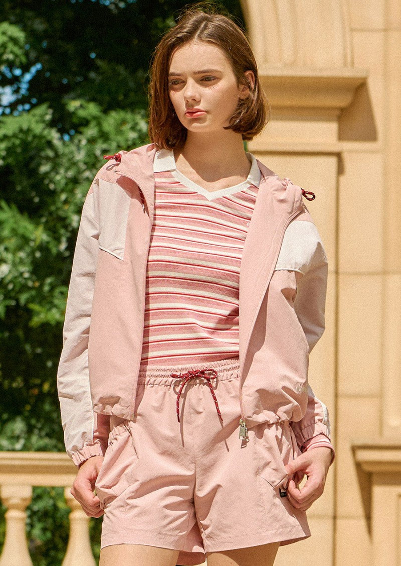 【WE ARE】韓國Diadora休閒連帽拉鏈外套D5322LWT31