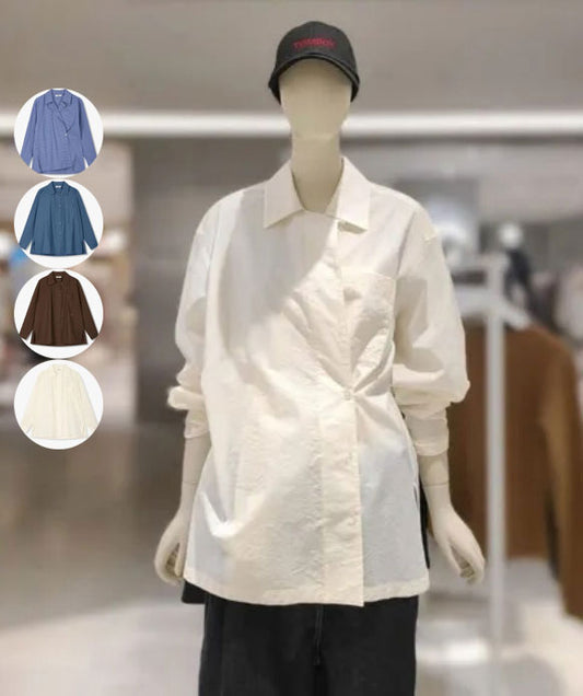 【WE ARE】韓國Studio Tomboy 垂墜感休閒襯衫 9106121103