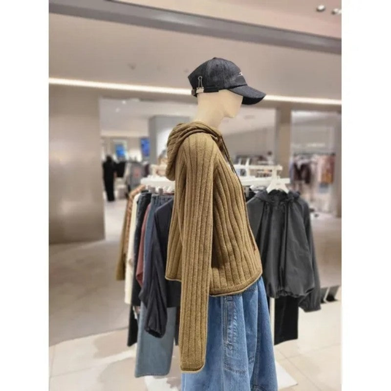 【WE ARE】韓國Studio Tomboy連帽抗條紋針織衫9105452107