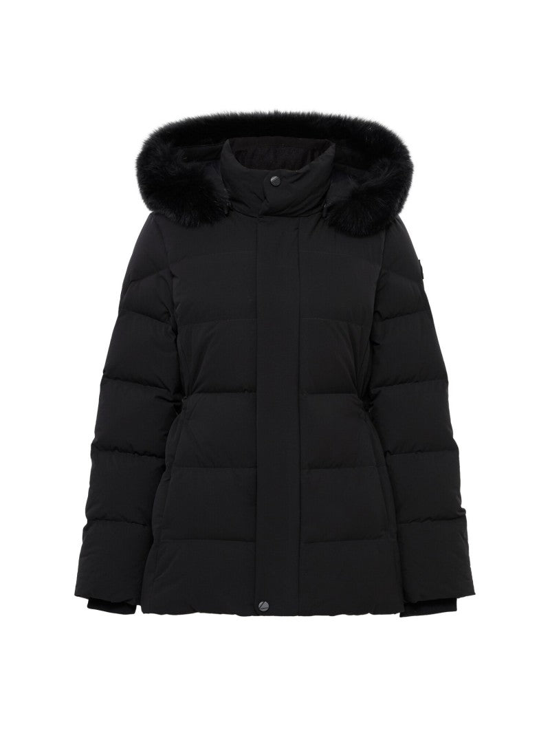 女款【WE ARE】韓國EIDER 中短款狐狸毛邊鵝絨外套DWW25532