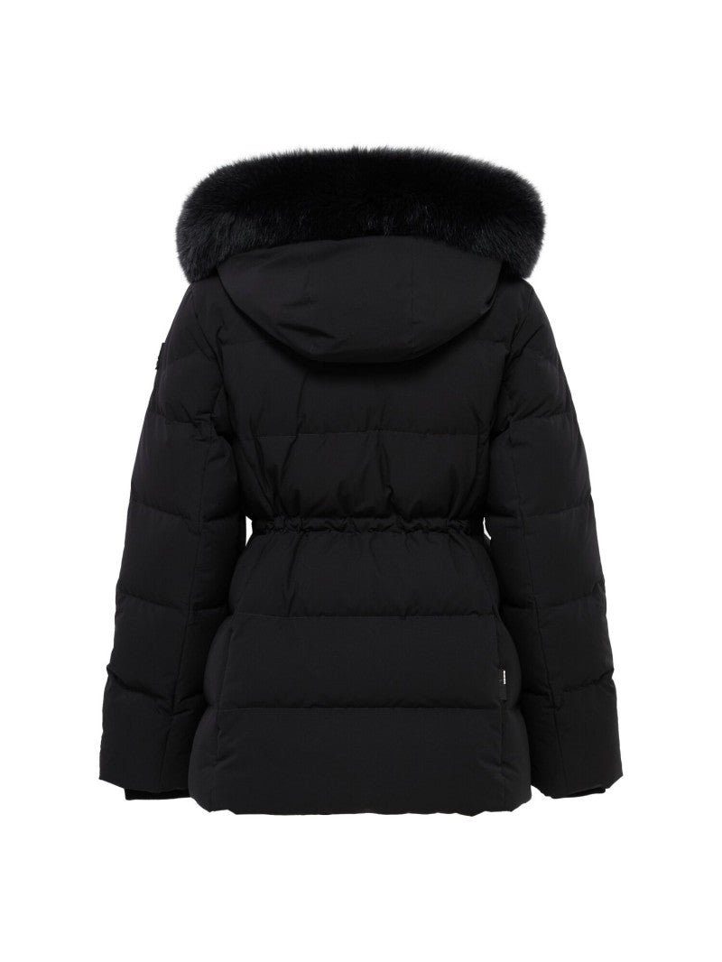 女款【WE ARE】韓國EIDER 中短款狐狸毛邊鵝絨外套DWW25532