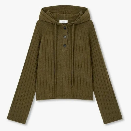 【WE ARE】韓國Studio Tomboy連帽抗條紋針織衫9105452107