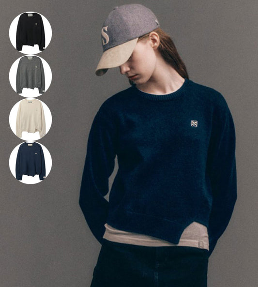 女款【WE ARE】韓國Satur休閒不規則針織毛衣SA243WKT38