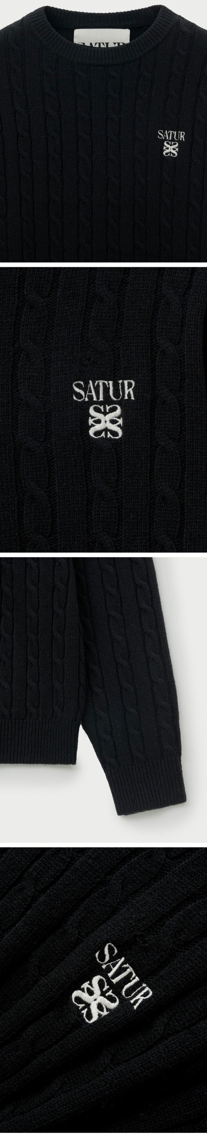 【WE ARE】韓國Satur休閒針織毛衣SA253UKT32