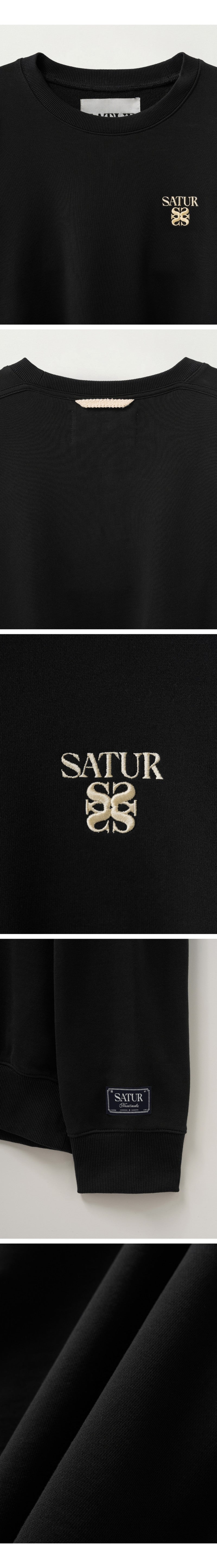 【WE ARE】韓國Satur圓領大學T衛衣SA253UTM04