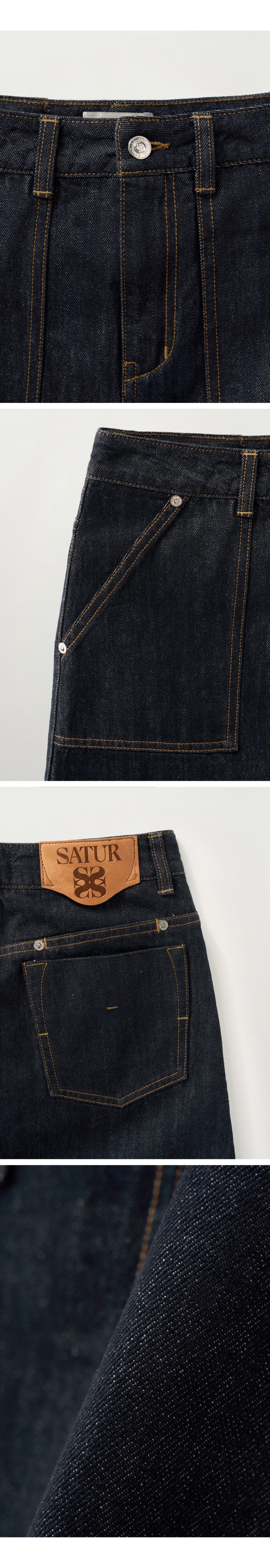 【WE ARE】韓國Satur休閒牛仔短裙SA253WDK01