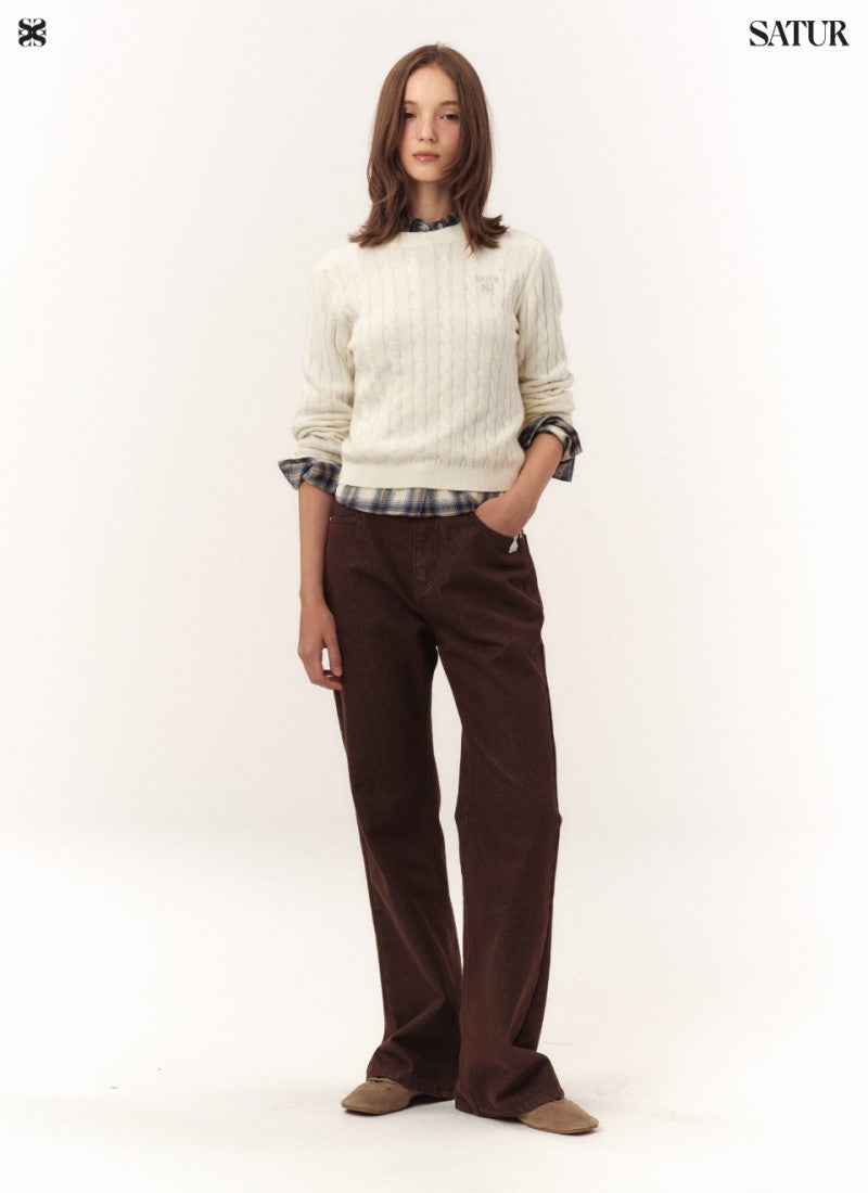 女款【WE ARE】韓國Satur休閒牛仔褲SA253WDP03