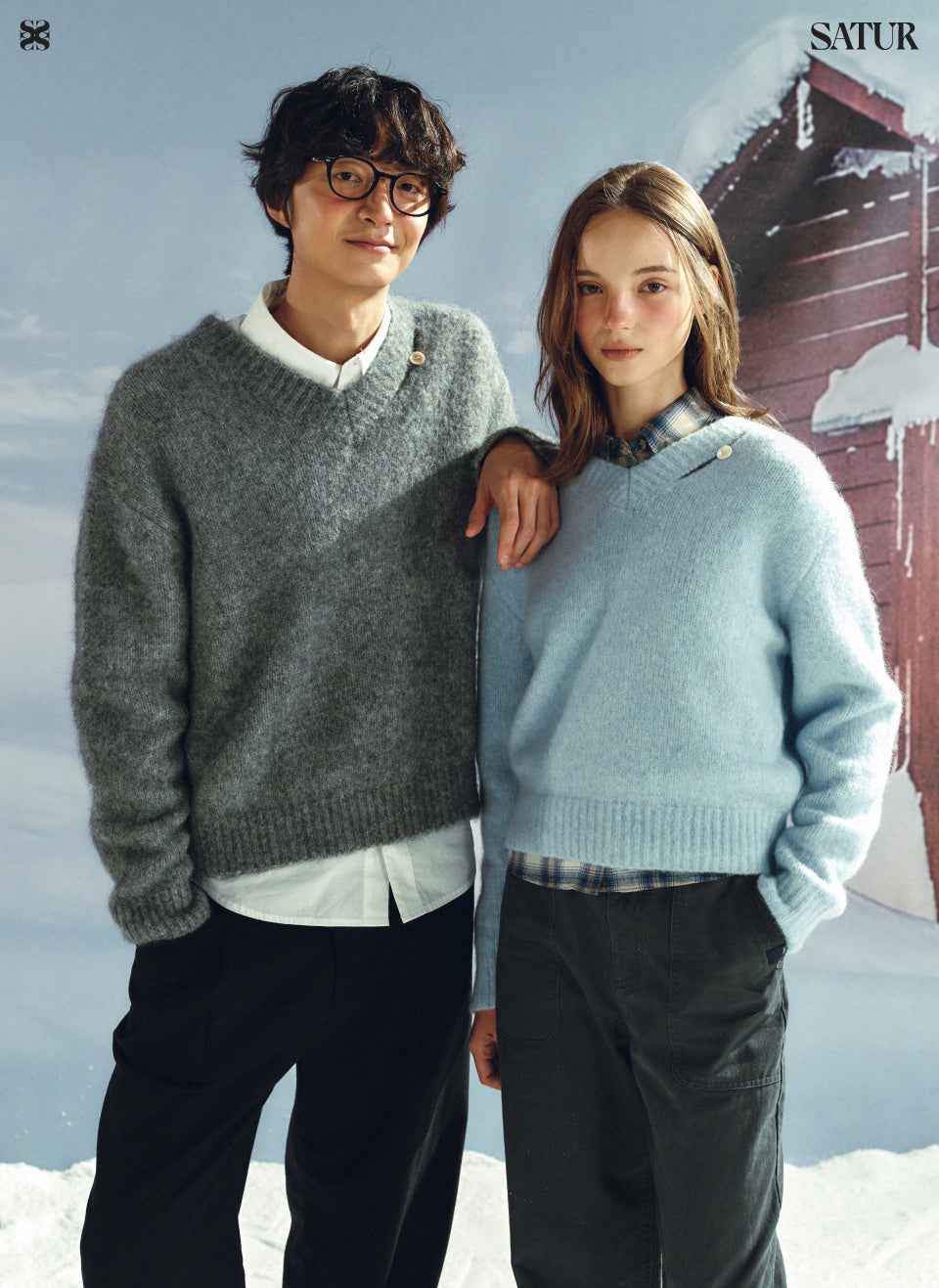 男款【WE ARE】韓國Satur毛衣SA254MKT18