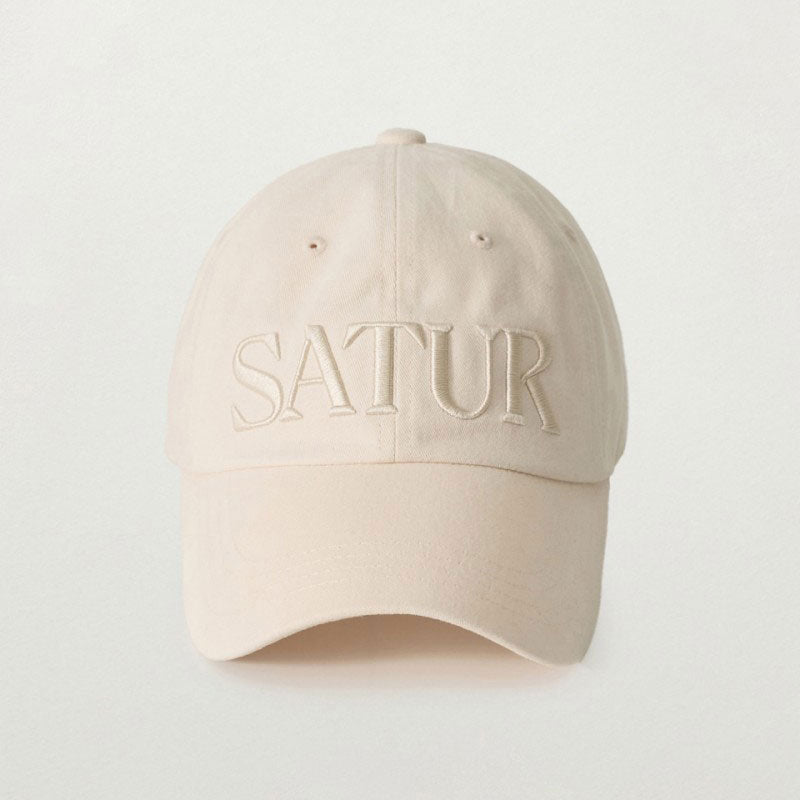 【WE ARE】韓國Satur 大logo休閒棒球帽SA261UAP01